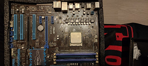 Emaplaat Amd F2A55 fm2 + protsessor Amd Athlon X4 + 8gb ddr3 (5 foto / 5)