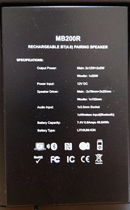 Bluetooth kõlar BLG MB200R (4 foto / 4)