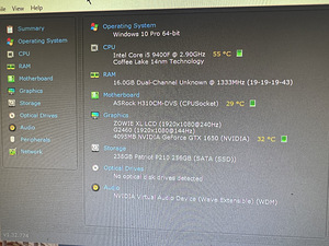 Gtx 1650 I5 9400F (2 foto / 2)