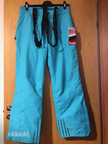 Новые теплые лыжные штаны на подтяжках (Халти) (фото #1)