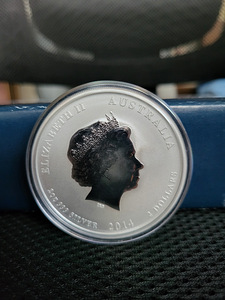 2 oz 2014 Austraalia Lunar hobune hõbemünt (2 foto / 2)