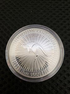 1 oz Austraalia känguru ja Lõuna-Aafrika Krugerrand hõbemünt (3 foto / 10)