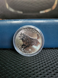 1 oz hõbemünt (piison, hunt, öökull) (7 foto / 10)