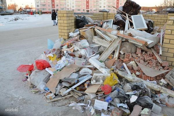 Вывозз строительного и бытового мусора и их утилизация. (фото #1)