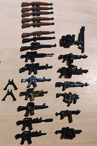 Military minifiguurid ja guns kollektsioon (10 foto / 10)
