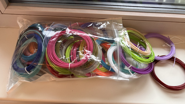 3D pliiats ja kotitäis plastikut