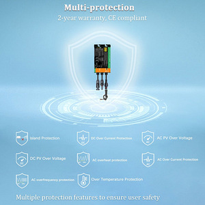 UUS! - 600W Grid Tie Micro Inverter MPPT Pure Sine Wave 230v (3 foto / 3)