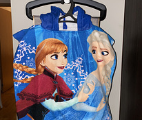 Детское пляжное полотенце с капюшоном Frozen