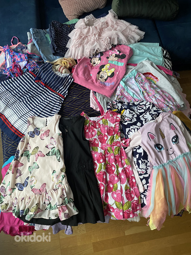 63 предмета одежды для детей 4-8 лет. Платья, юбки, блузки и (фото #1)