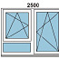Pvc logi pēc individuāliem izmēriem, gatavi pvc logi (foto #1)