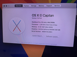 Müüa Macbook Pro MID 2009 1TB 13 inch (3 foto / 5)