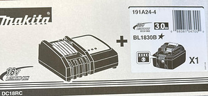 Makita аккумулятор 18V 3Ah аккумулятор + быстрое зарядное ус (1 фото из 1)