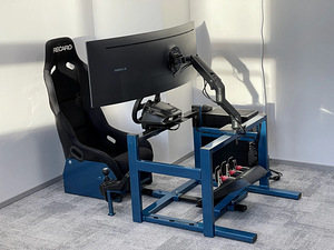 Sim Rig - Odyssey G9 + Sparco tool + Logitech G27 (1 foto / 4)