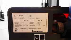 Jungheinrich EZS 010 veduk (9 foto / 9)