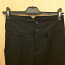 Продаются очень малоношенные черные брюки с высокой талией (фото #1)