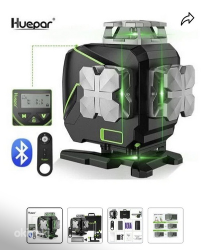 Huepar 4D lasernivoo - 16 joont