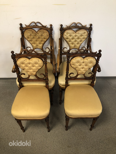 Античный комплект стульев (фото #1)