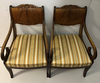 2 кресла в стиле бидермейер