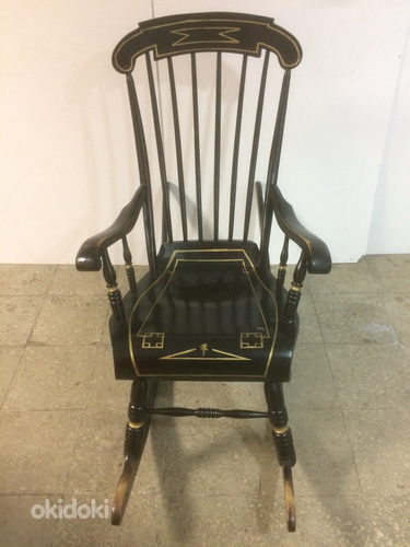 Антикварное кресло-качалка (фото #3)