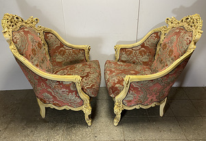 Rokokoo stiilis tugitoolid (4 foto / 9)
