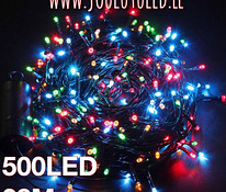 Рождественские гирлянды 500 led/38м, разноцветные, в наличии