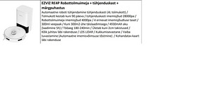 ROBOTTolmuimeja EZVIZ garantiga