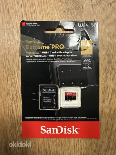 SanDisk Extreme PRO, 1 TB,200 Mb/s, UUS 20 % odavam kui poes