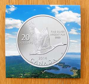 Kanada 20 dollarit 2014 hõbe 99,99% UNC (2 foto / 6)