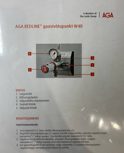 Linde gaasivõtupunkt W40 (1 foto / 6)
