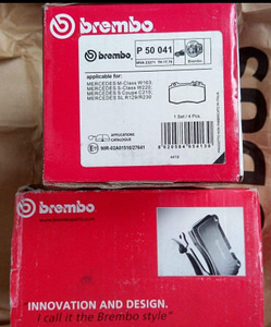 Тормозные колодки Brembo для MB ML, S