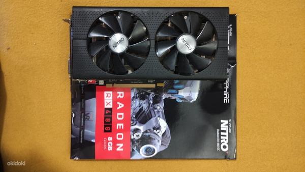 AMD Radeon RX480 8GB RX580 8GB GPU Videokaardid (foto #1)