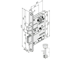 Lukk Boda Abloy 451s (3 foto / 3)