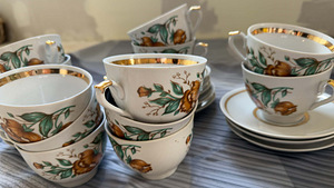 Rīgas Porcelāna Rūpnīca, RPR kohviserviis Marianna (4 foto / 5)
