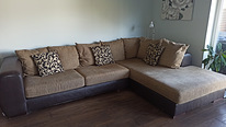 Большой и удобный угловой диван Rosso