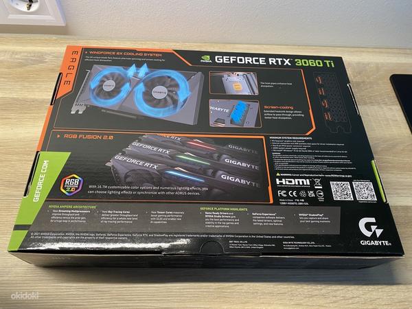 GIGABYTE GeForce RTX™ 3060 Ti Eagle OC, 8 ГБ (фото #4)