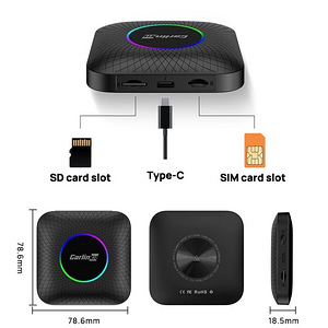 Carlinkit Juhtmeta adapter Carlinkit AI Box Ambient Carplay (1 foto / 5)