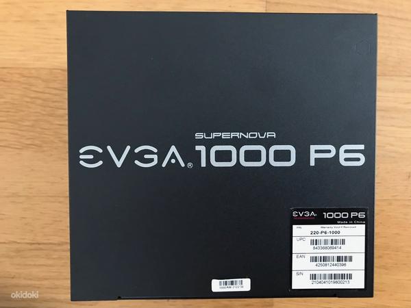 Блок питания eVGA 1000 Вт SuperNOVA 1000 P6, 140 мм Platinum. (фото #7)
