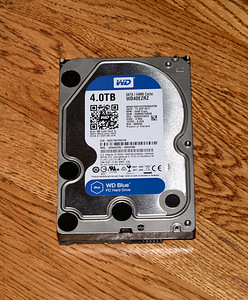 Kõvaketas (HDD) Western Digital Blue WD40EZRZ, 3,5", 4 TB (1 foto / 1)