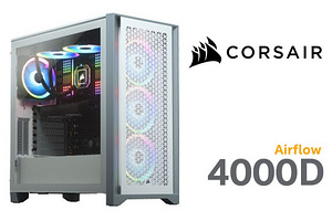 CORSAIR 4000D Airflow White (1 foto / 10)