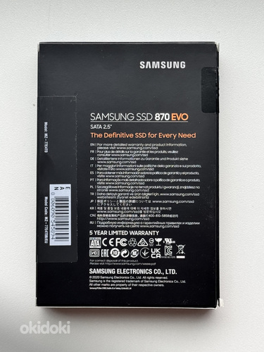 Samsung 870 EVO 2,5" 4TB (foto #3)