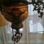 Майоликовый большой потолочный светильник (масло и свечи) с подъемным механизмом (фото #4)