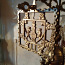 Большая масляная лампа со львами (бронза, латунь) (фото #3)