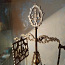 Большая масляная лампа со львами (бронза, латунь) (фото #4)