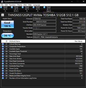 Toshiba 512gb nvme (8 foto / 10)