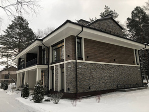 Ventileeritav fassaad telliskiviga ilma liimi ja vuugita (5 foto / 10)