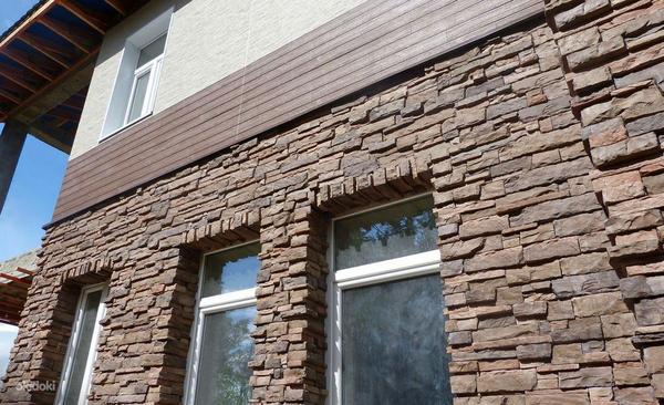 Вентилируемый фасад в кирпиче или камне без клея и затирки (фото #9)