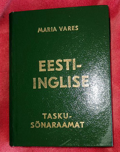Eesti-inglise taskusõnaraamat. Maria Vares (1 foto / 1)