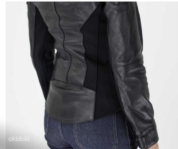Куртка Knox Phelix black leather women size L (фото #3)