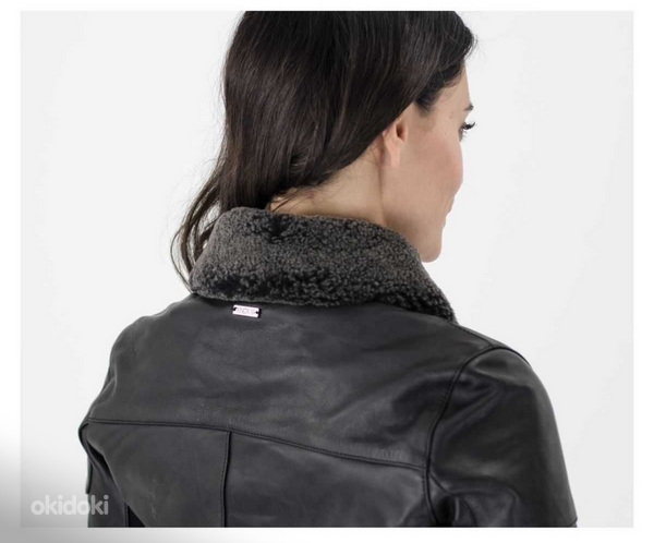 Куртка Knox Phelix black leather women size L (фото #5)
