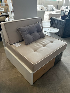 Upholstery Custom white /oak /grey (1 foto / 2)